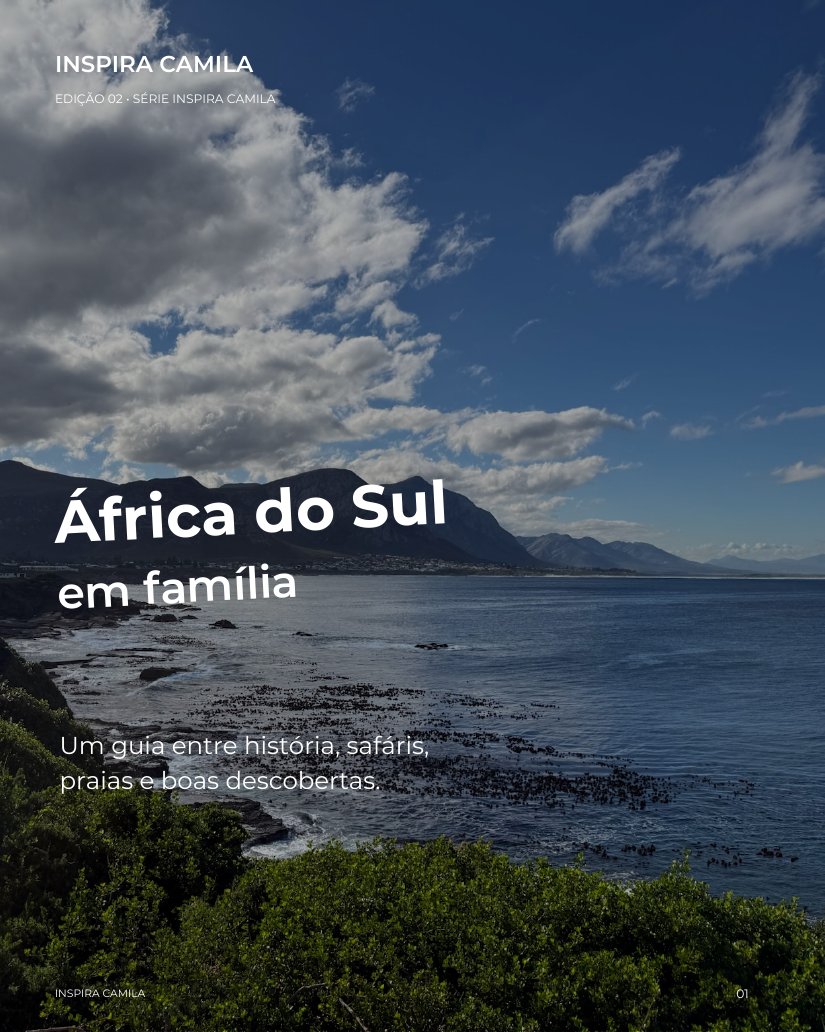 Capa do guia África do Sul em família